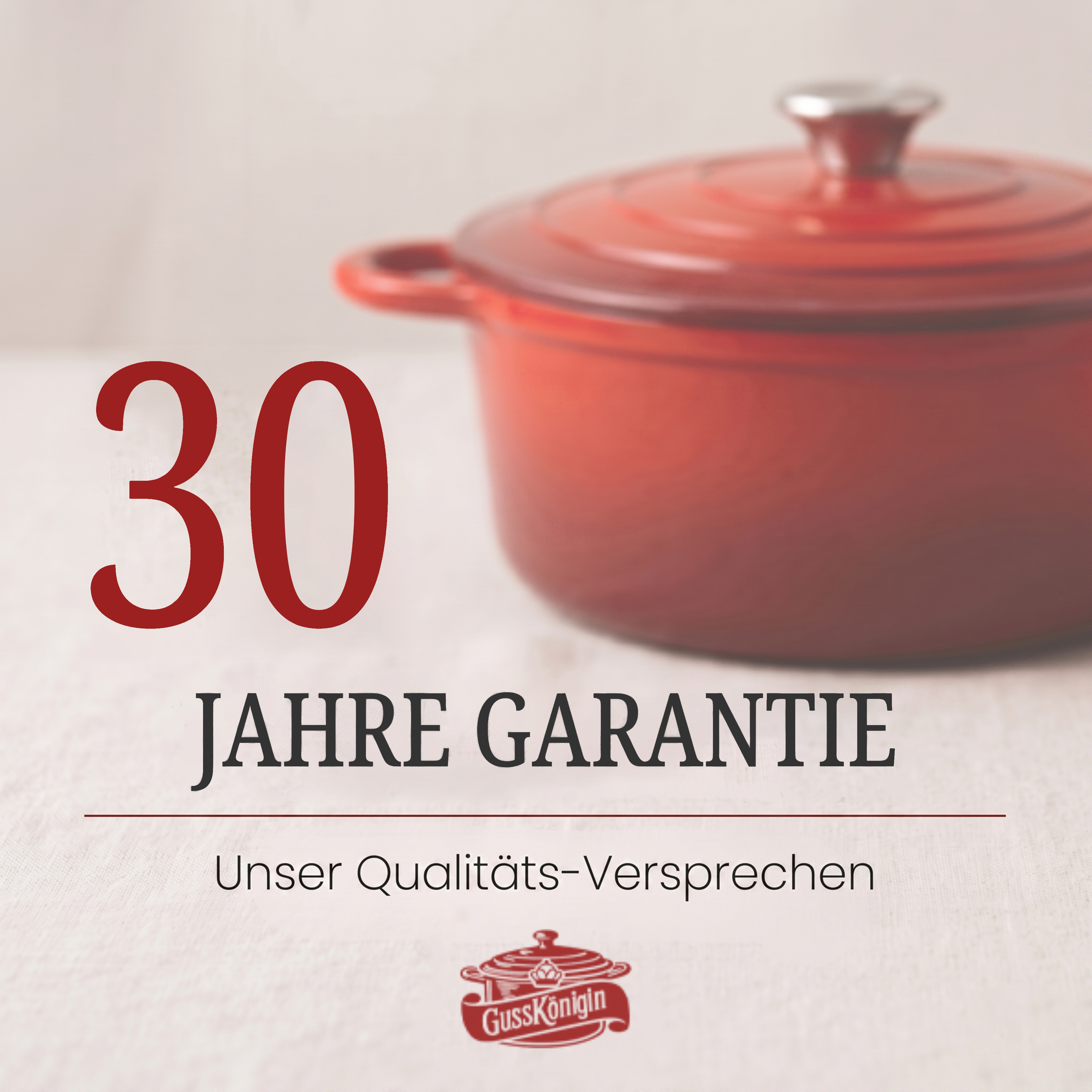 Runder Gusseisen Brottopf – zum Brotbacken inkl. Bäcker-Zubehör - Der Brottopf für knuspriges &amp; fluffiges Brot
