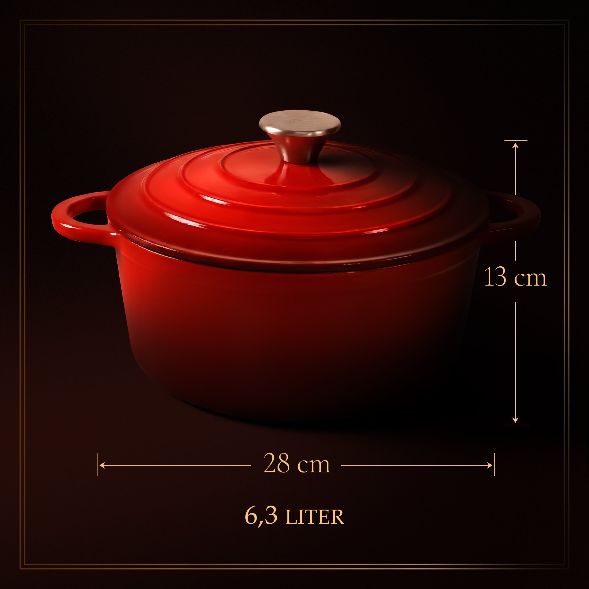 Runder Gusseisen Bräter / Dutch Oven + Zubehör - Schmorgerichte die begeistern. Ein Leben lang.