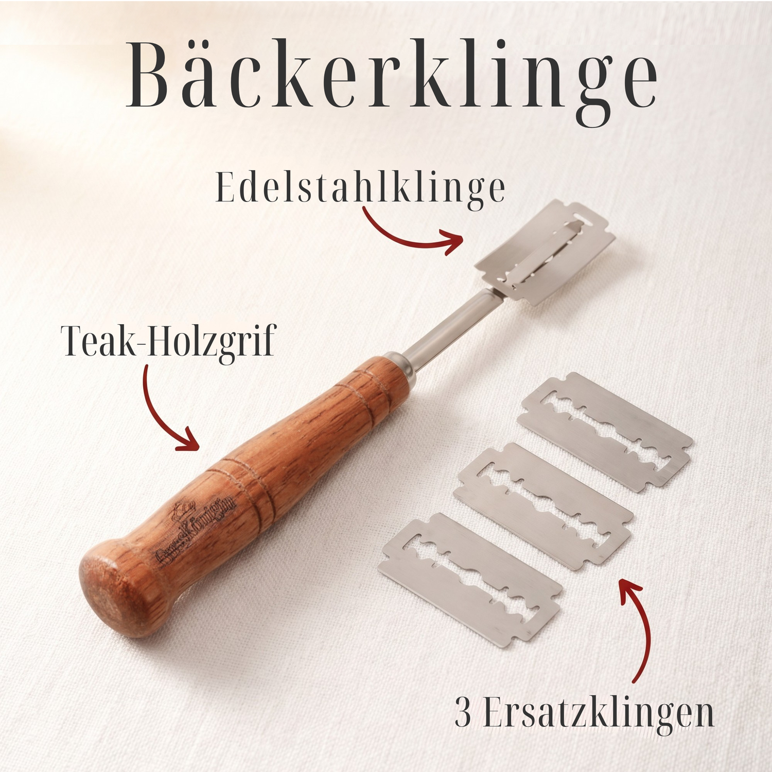 Runder Gusseisen Brottopf – zum Brotbacken inkl. Bäcker-Zubehör - Der Brottopf für knuspriges &amp; fluffiges Brot