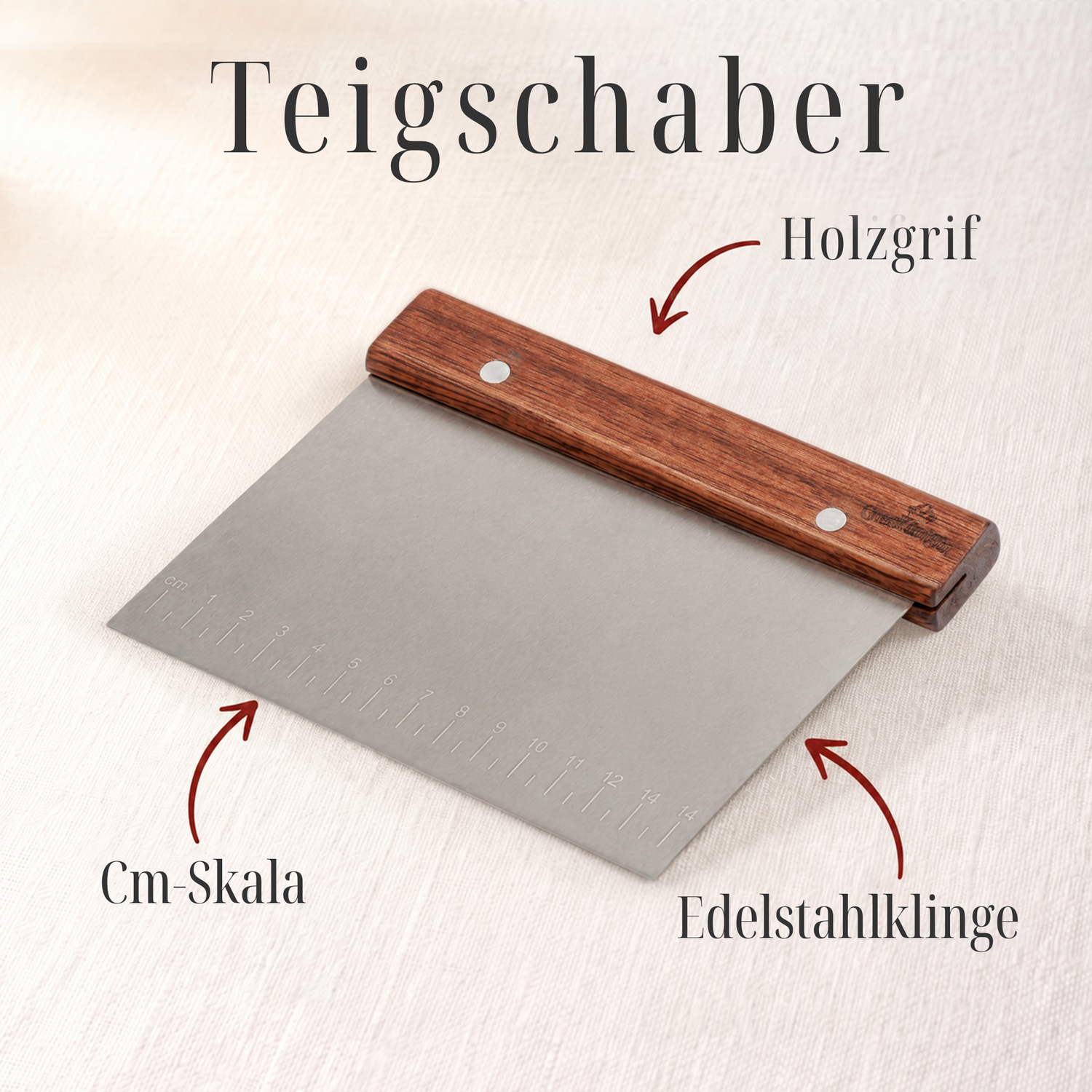 Runder Gusseisen Brottopf – zum Brotbacken inkl. Bäcker-Zubehör - Der Brottopf für knuspriges &amp; fluffiges Brot